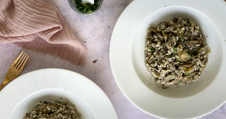 Creamy Artichokes Risotto