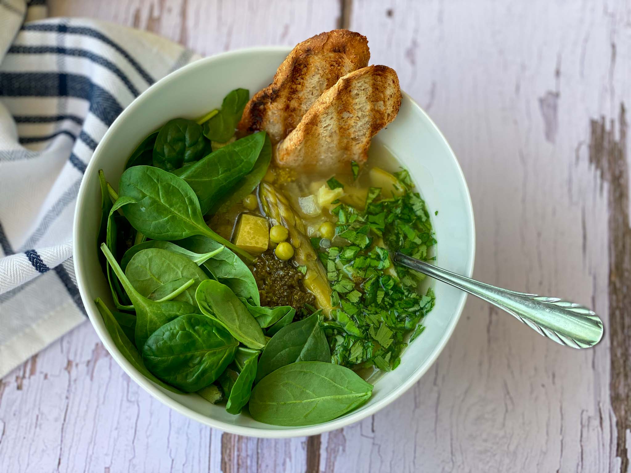 Green Detox Spring Soup