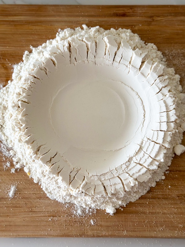 Volcano of flour
