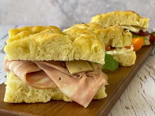 Italian Focaccia Panini in 3 Delicious Ways