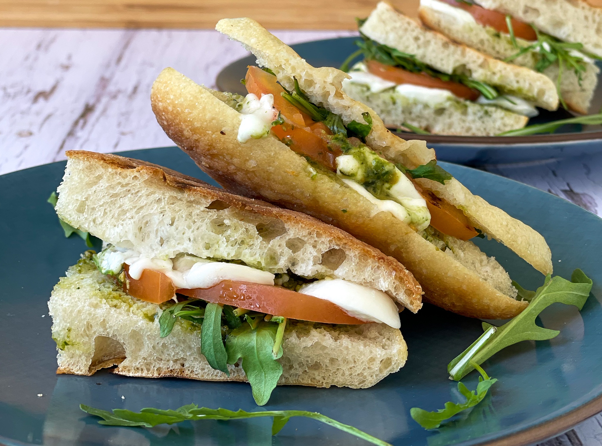 Quick and Savory Pesto Panini
