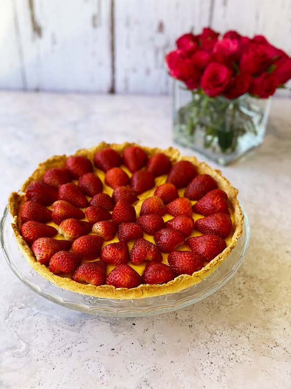 Strawberry-Tarte-with-Mascarpone-Cream-Topping-1