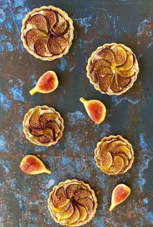 Fig Tartlets with Ricotta & Honey