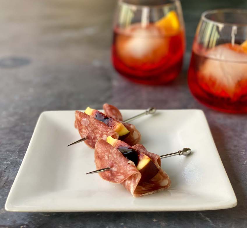 Negroni Sbagliato with Nibbles