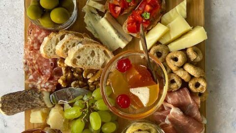 Antipasto serving platter shop