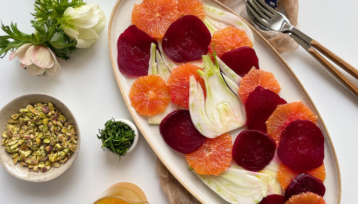Colorful Orange, Fennel & Beet Salad