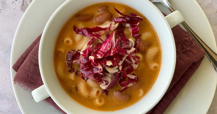 Pasta e Fagioli (Italian Pasta with Beans)