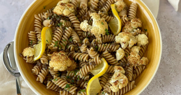 Pasta e Lenticchie with Cauliflower