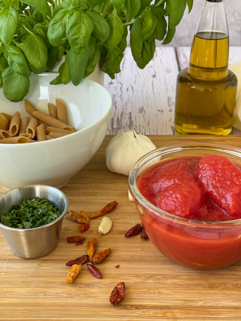 Penne all' arrabbiata