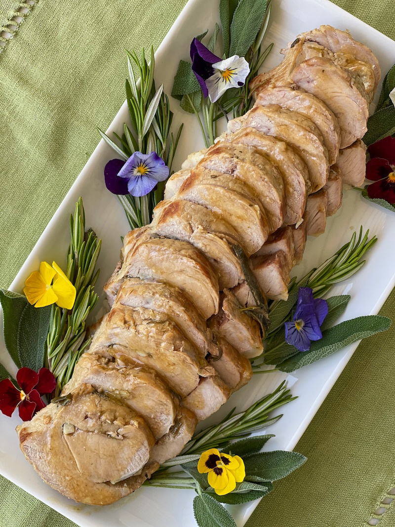 Pan Roasted Veal in serving plate