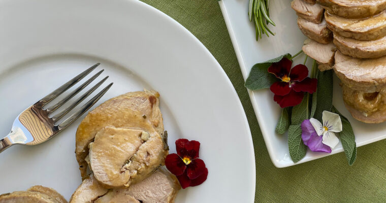 Pan-Roasted Veal with Garlic and Rosemary
