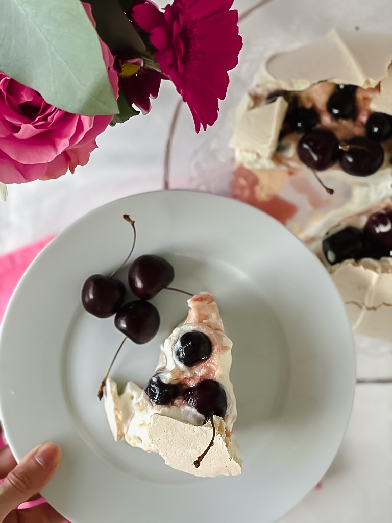 Pavlova with Cherry and Amarena Recipe