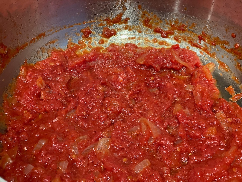 Caramelized Tomato Panini Sauce made with Mutti