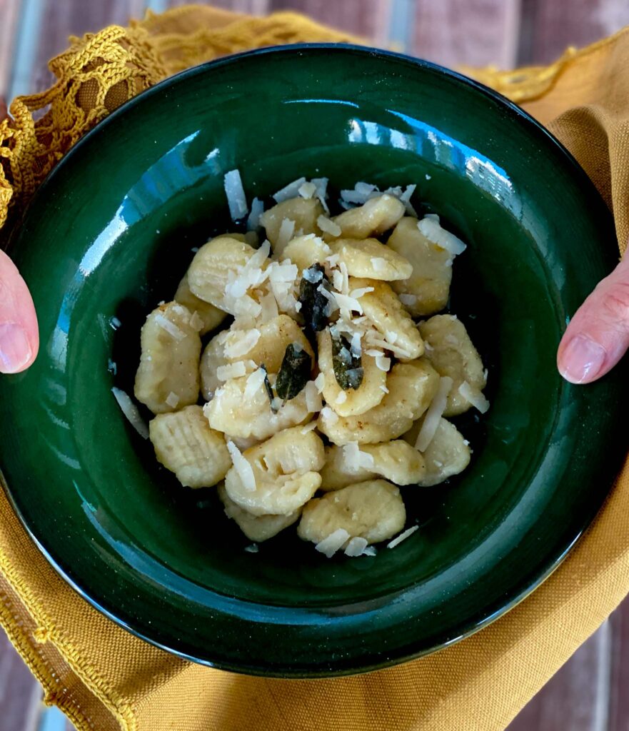 Butter and sage gnocchi