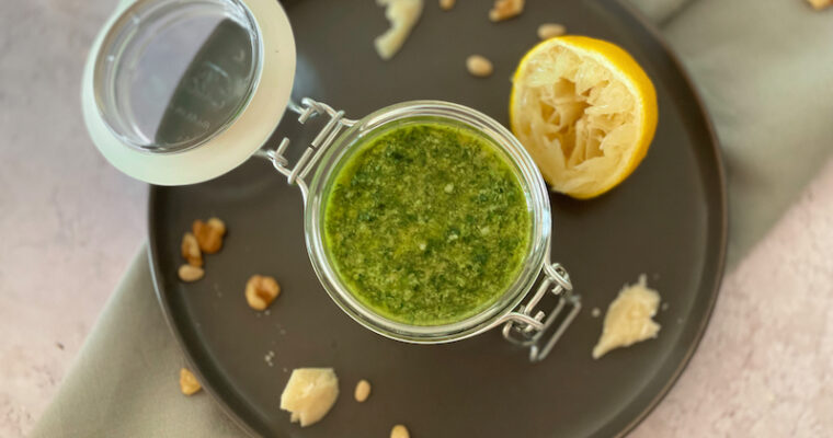 Carrot Top Pesto