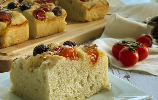 Tomato and Olive Focaccia