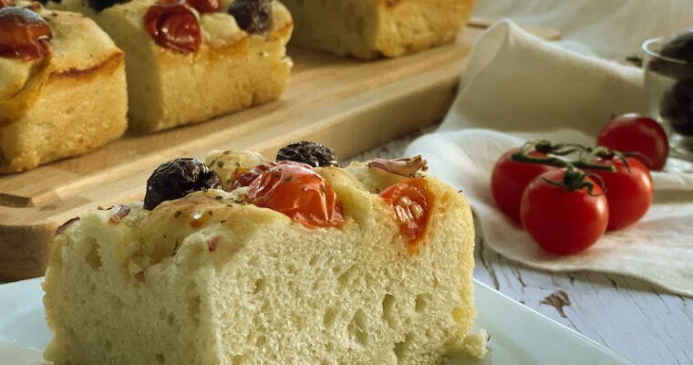 Tomato and Olive Focaccia