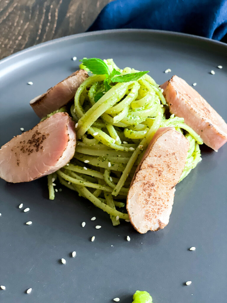 Wasabi Pesto Pasta