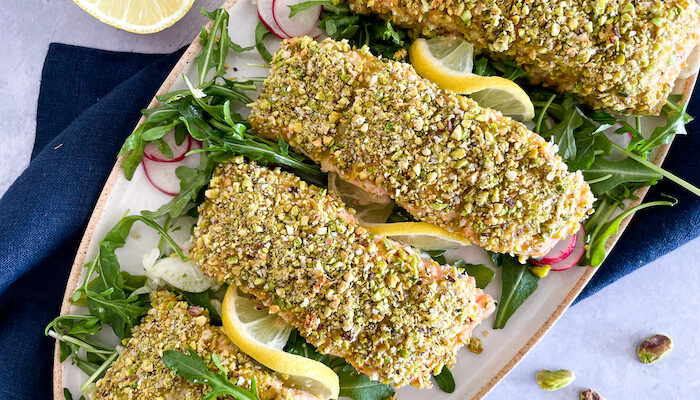Pistachio Crusted Salmon