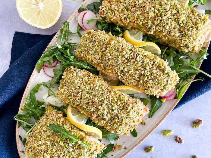 Pistachio Crusted Salmon