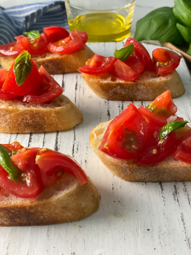 Tomato bruschetta 