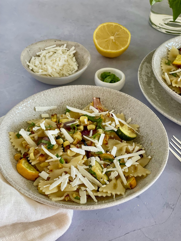 Grilled Summer Vegetables Pasta Salad