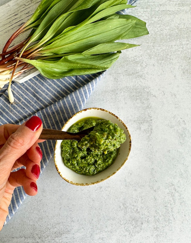 Wild ramp pesto