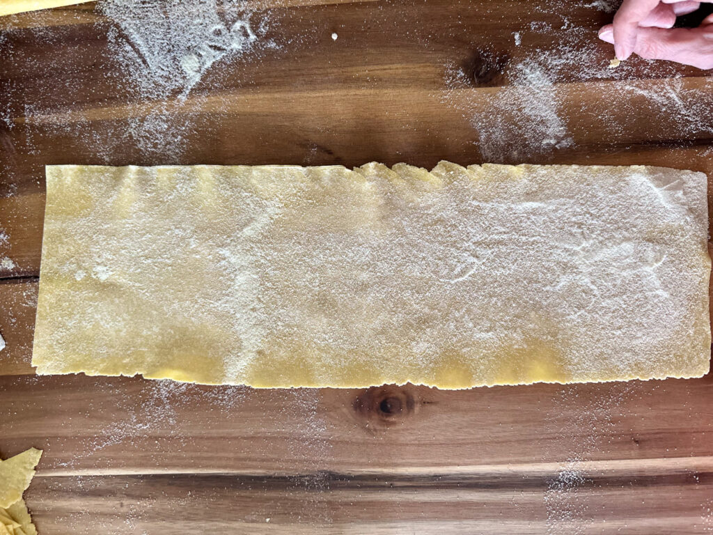 pasta sheet for pappardelle