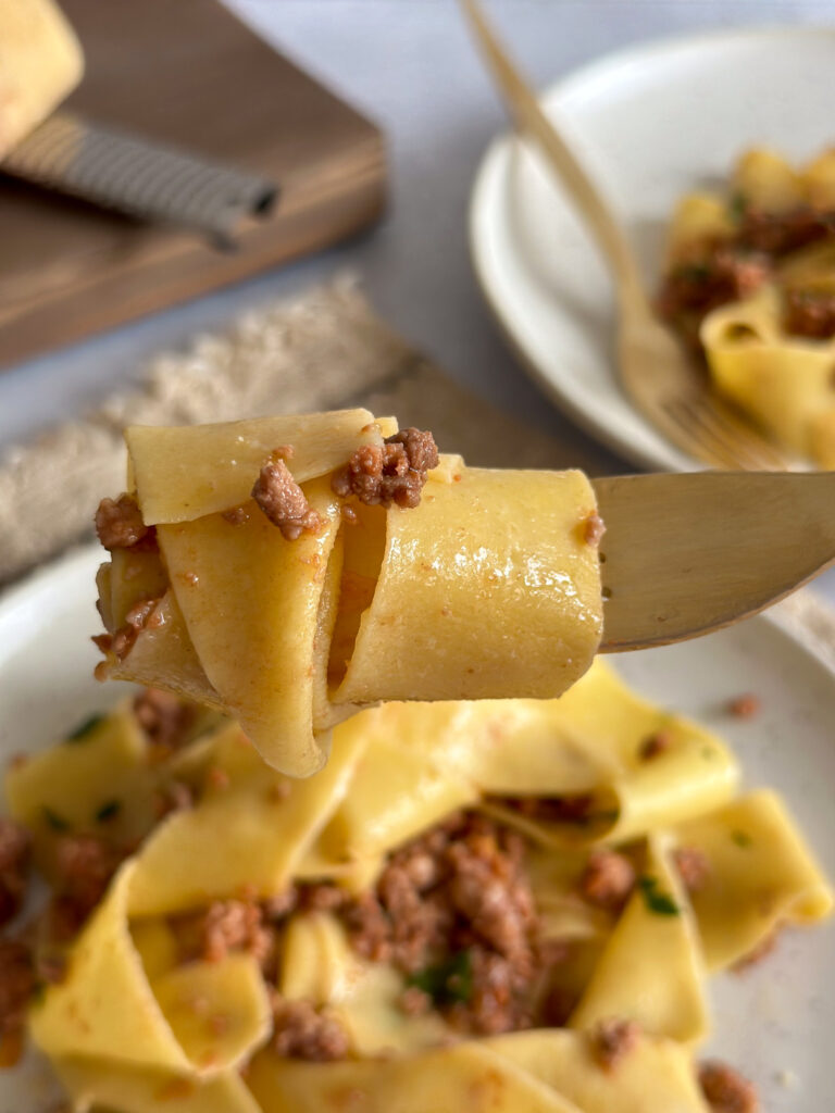 Pappardelle Pasta Twirl