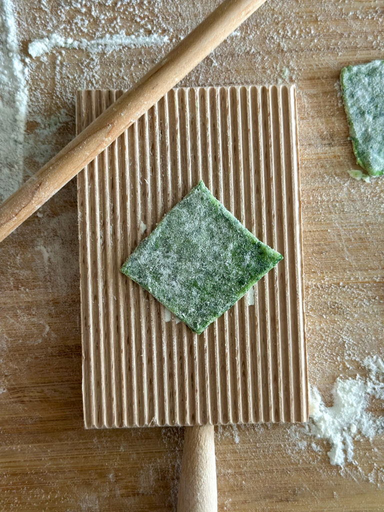 Step 1 How to make Garganelli