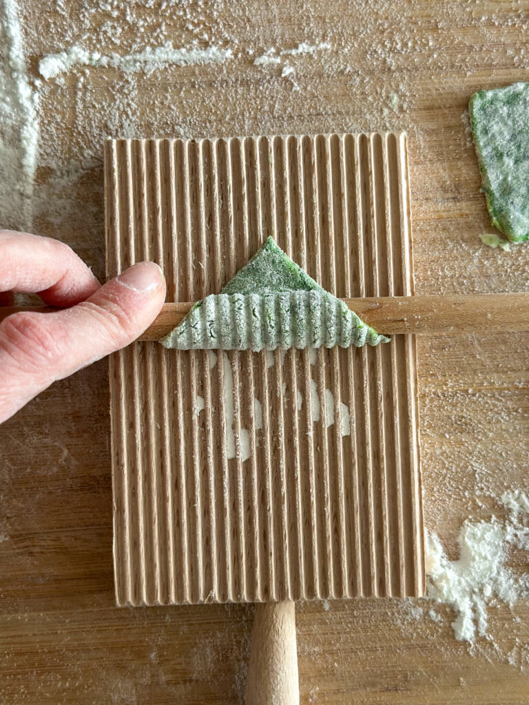 Step 2 How to make Garganelli
