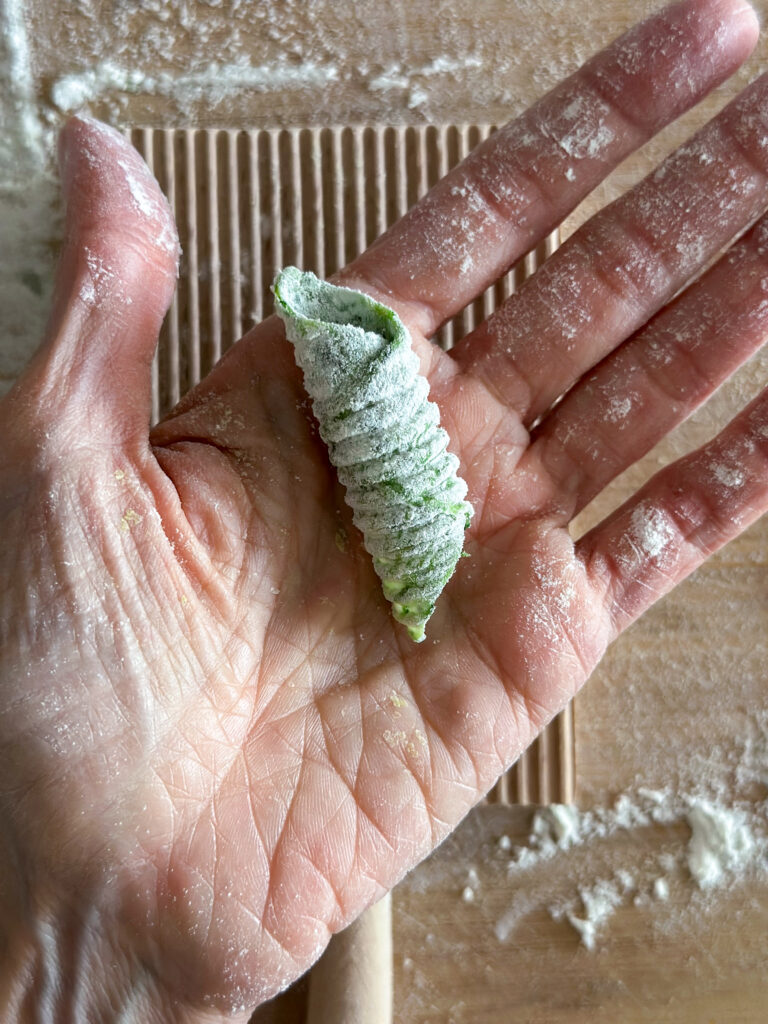 Step 7 How to make Garganelli