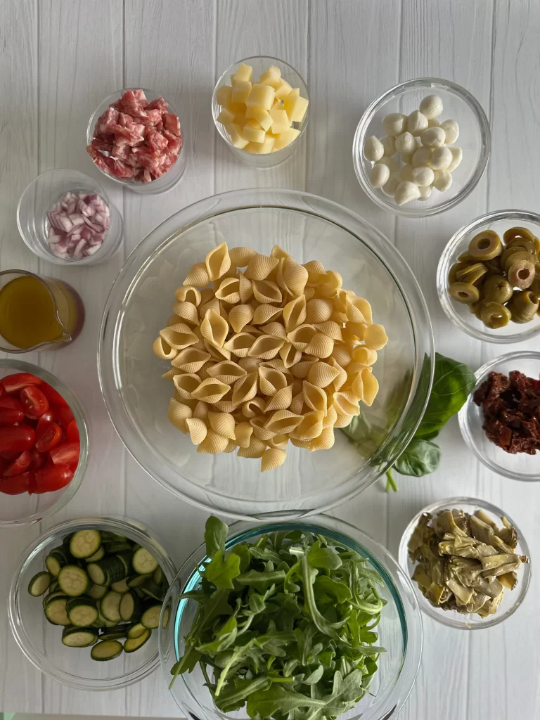 Italian Pasta Salad Recipe Ingredients