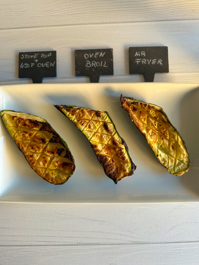 3 Easy roasted zucchini method comparison