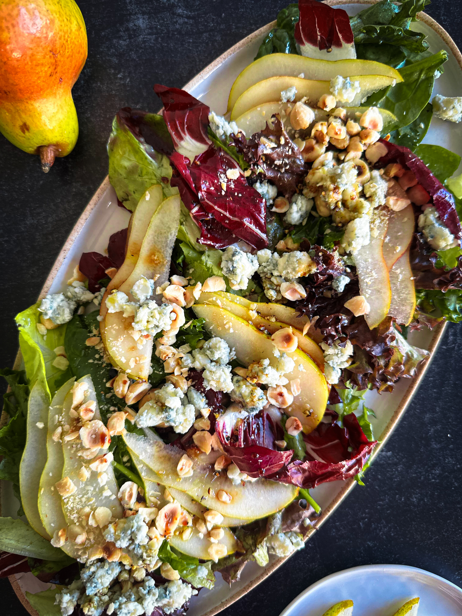 Italian Pear Gorgonzola Salad fall recipe