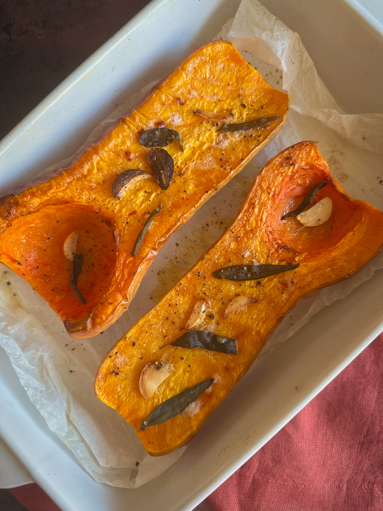Roasted butternut squash
