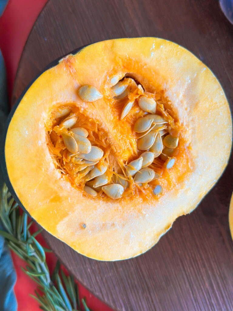 Squash halved