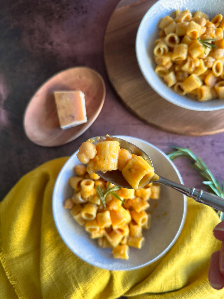 Spoon of Pasta and Chickpeas (Pasta e Ceci)