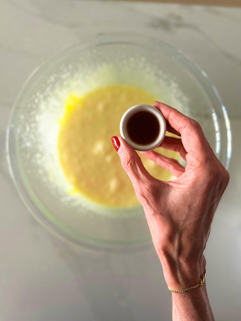Adding vanilla extract
