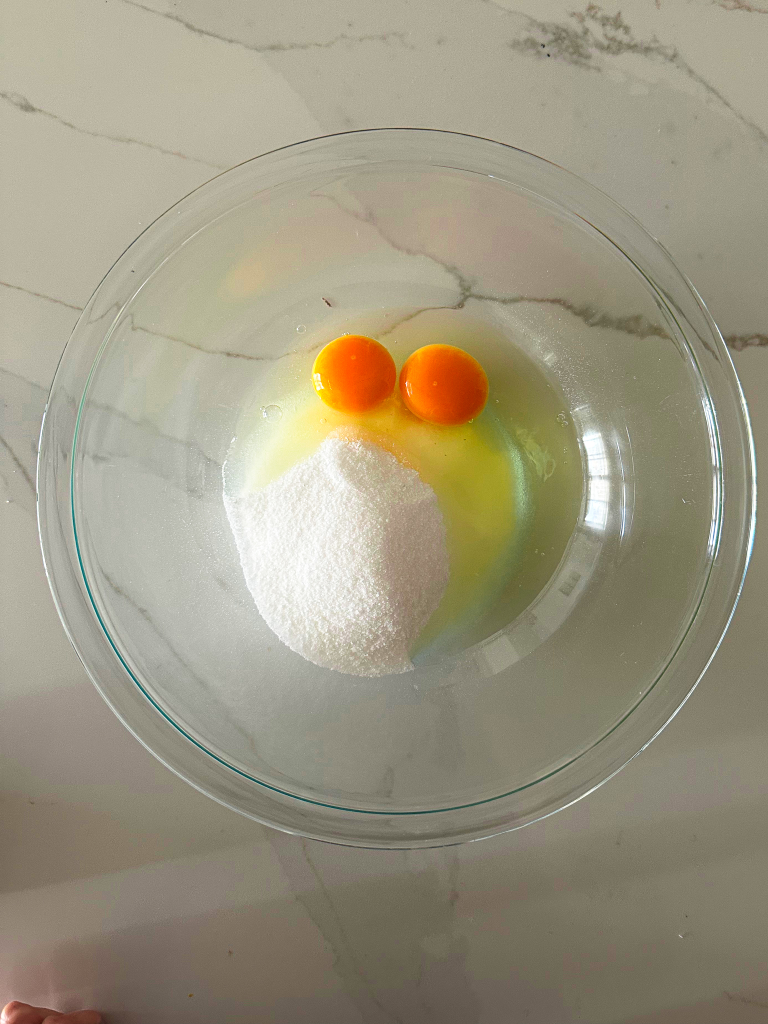 eggs and sugar