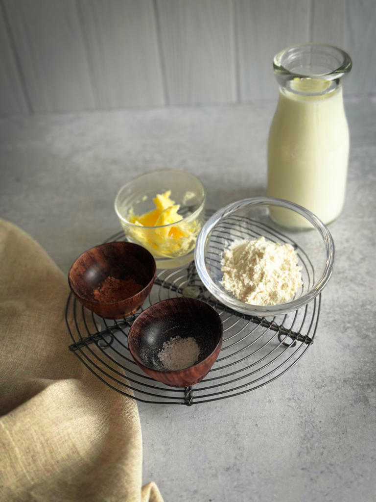 Ingredients for Bechamel Sauce