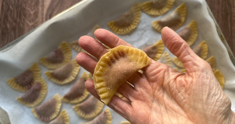 CASUNZEI AMPEZZANI (BEET RAVIOLI WITH POPPY SEEDS)