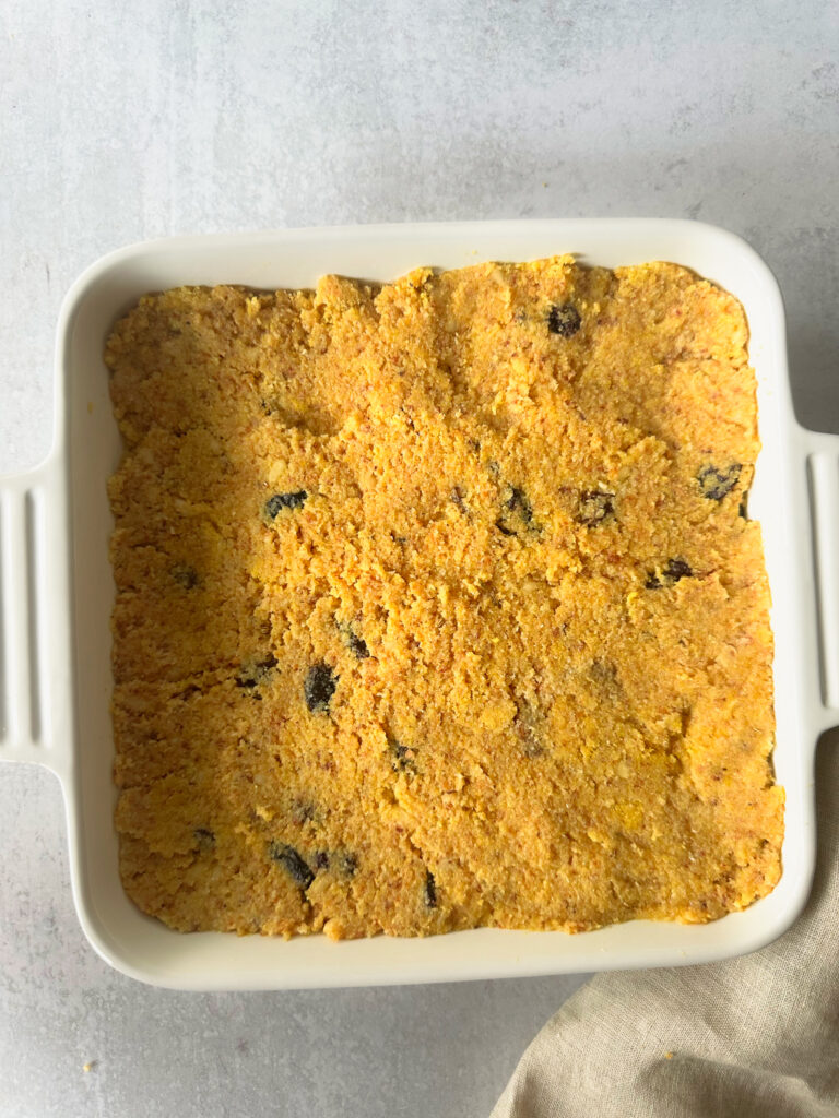Pinza before baking