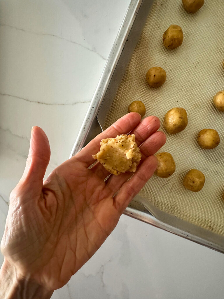 Piece of dough