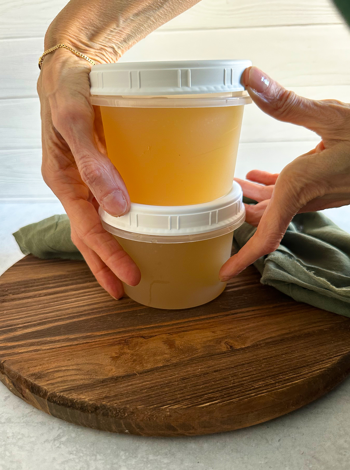 Chicken broth oven ready