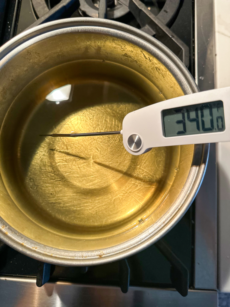 Frying temperature