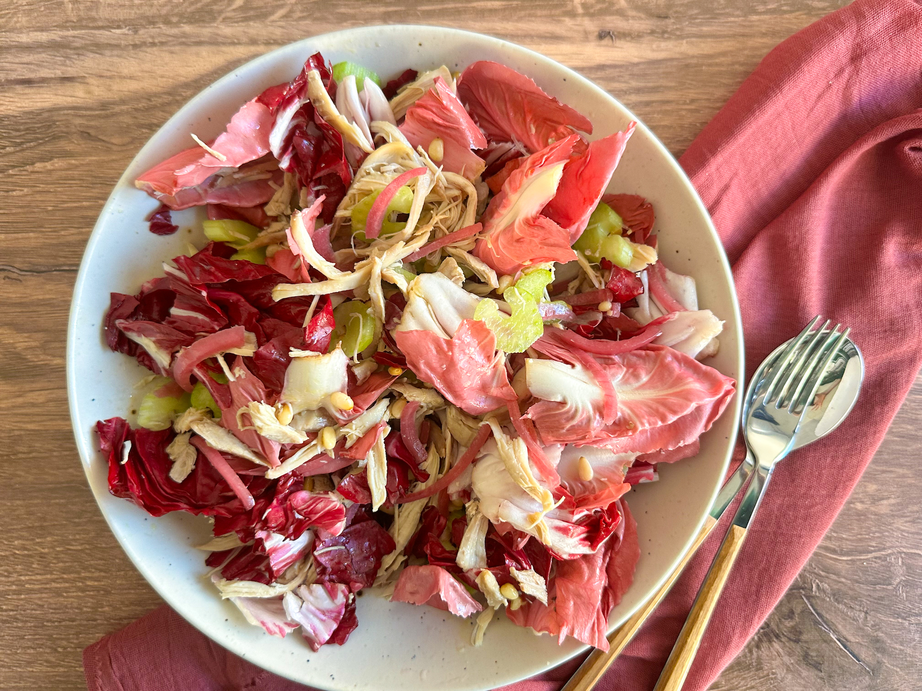 Italian Chicken Salad with Radicchio